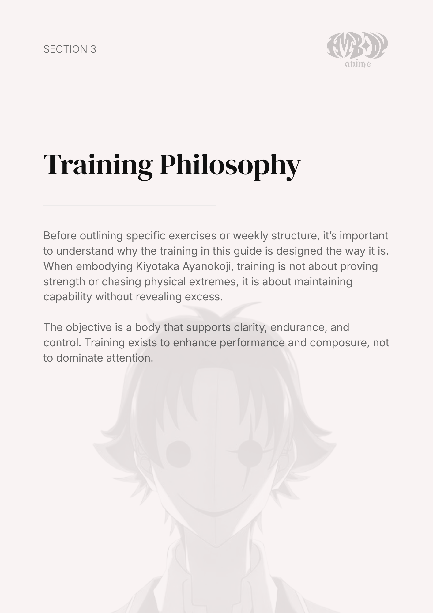 Kiyotaka Ayanokoji – Digital Embodiment Guide