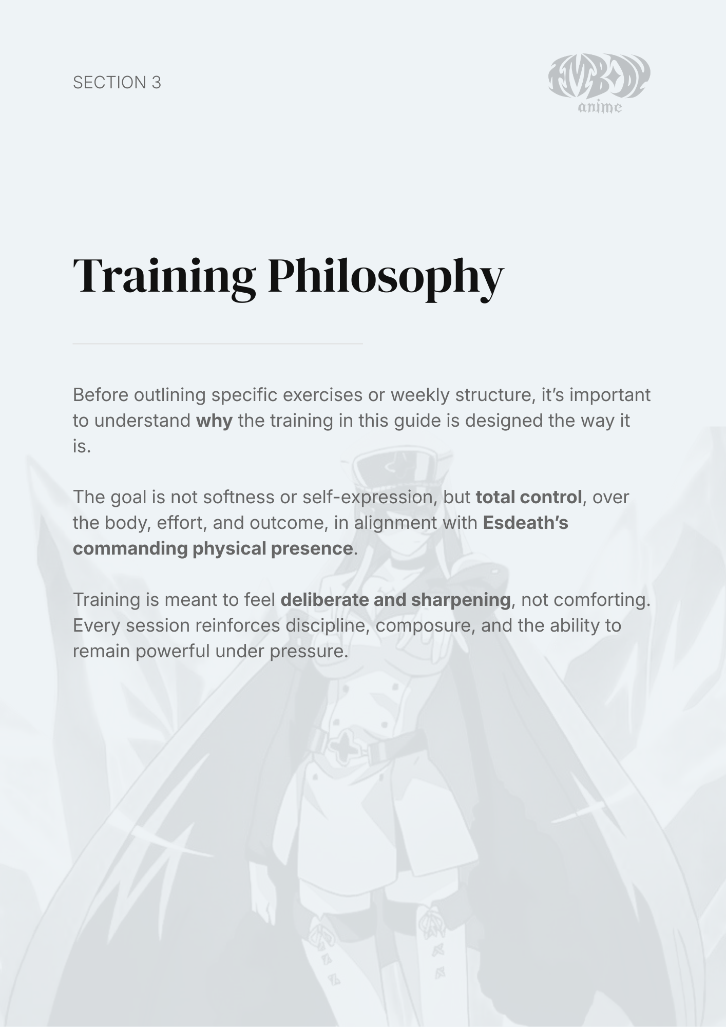 Esdeath – Digital Embodiment Guide