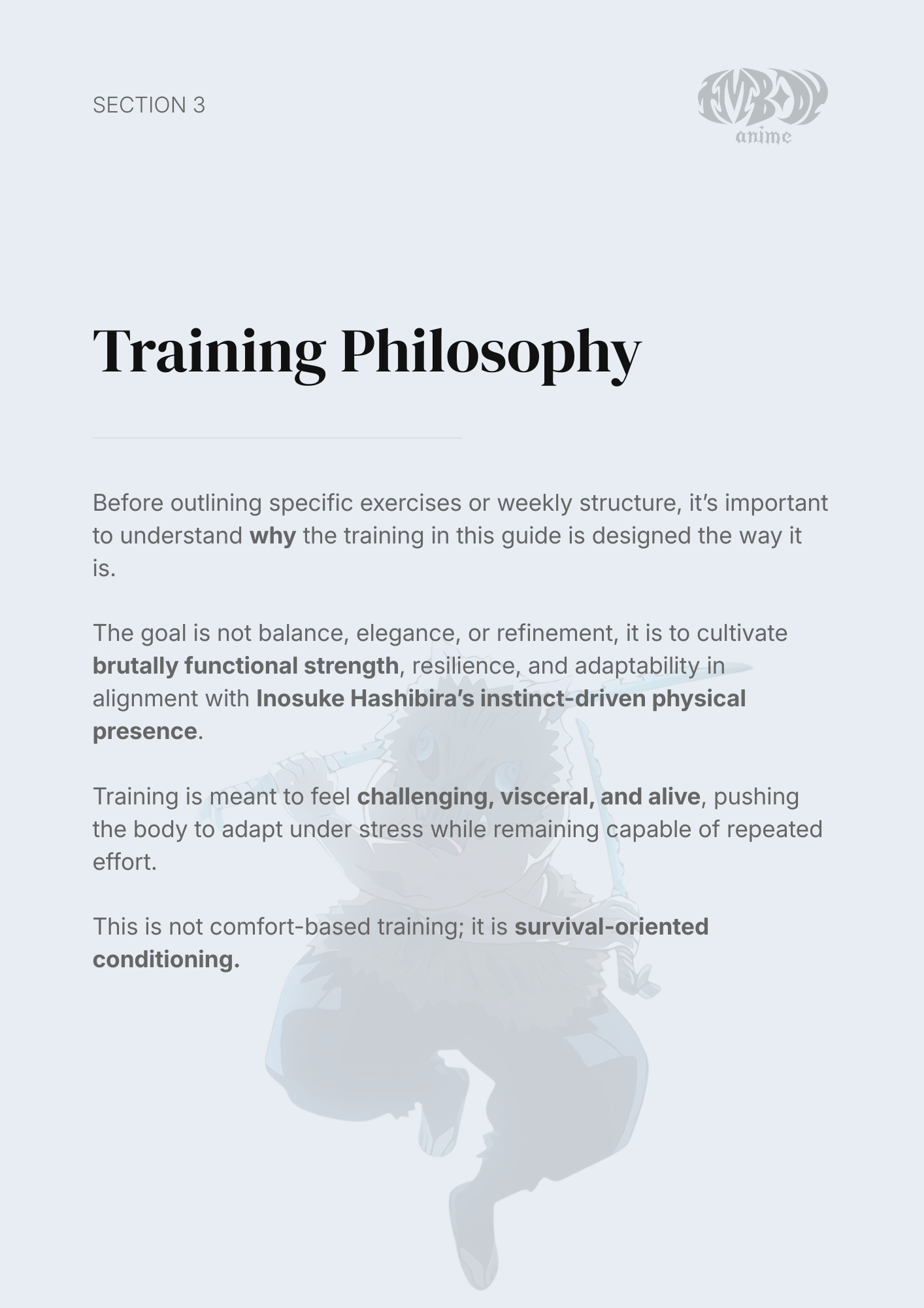 Inosuke Hashibira – Digital Embodiment Guide