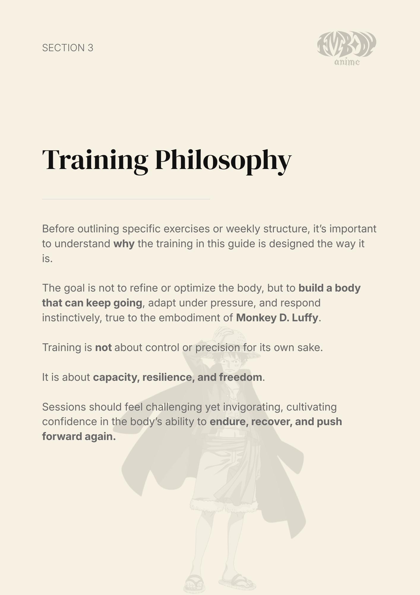 Monkey D. Luffy – Digital Embodiment Guide