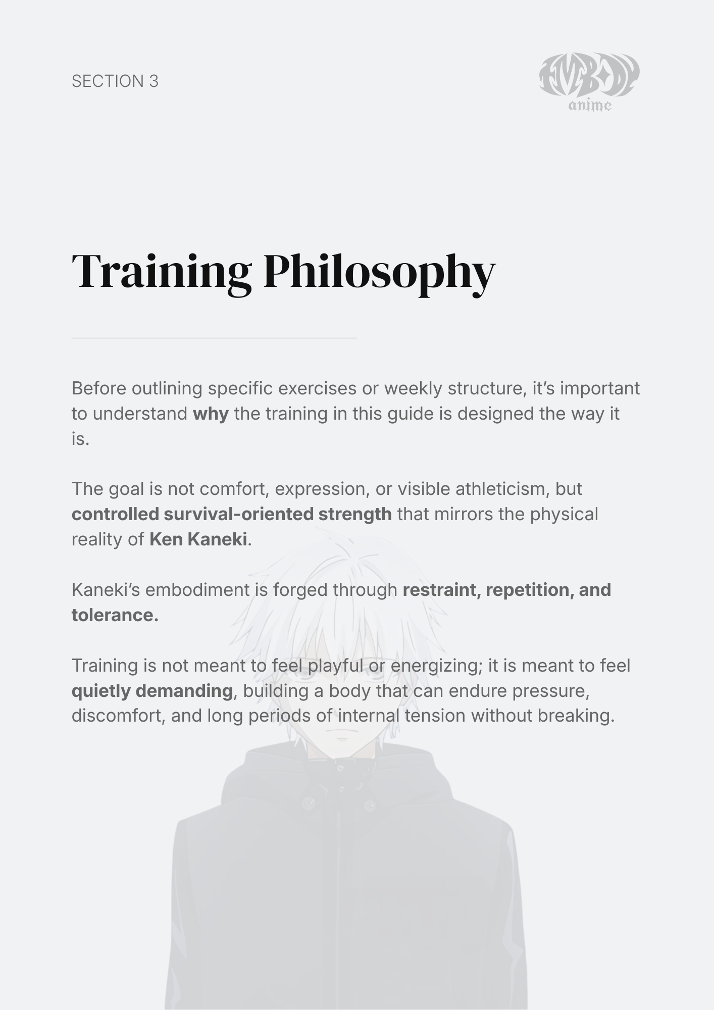 Ken Kaneki – Digital Embodiment Guide