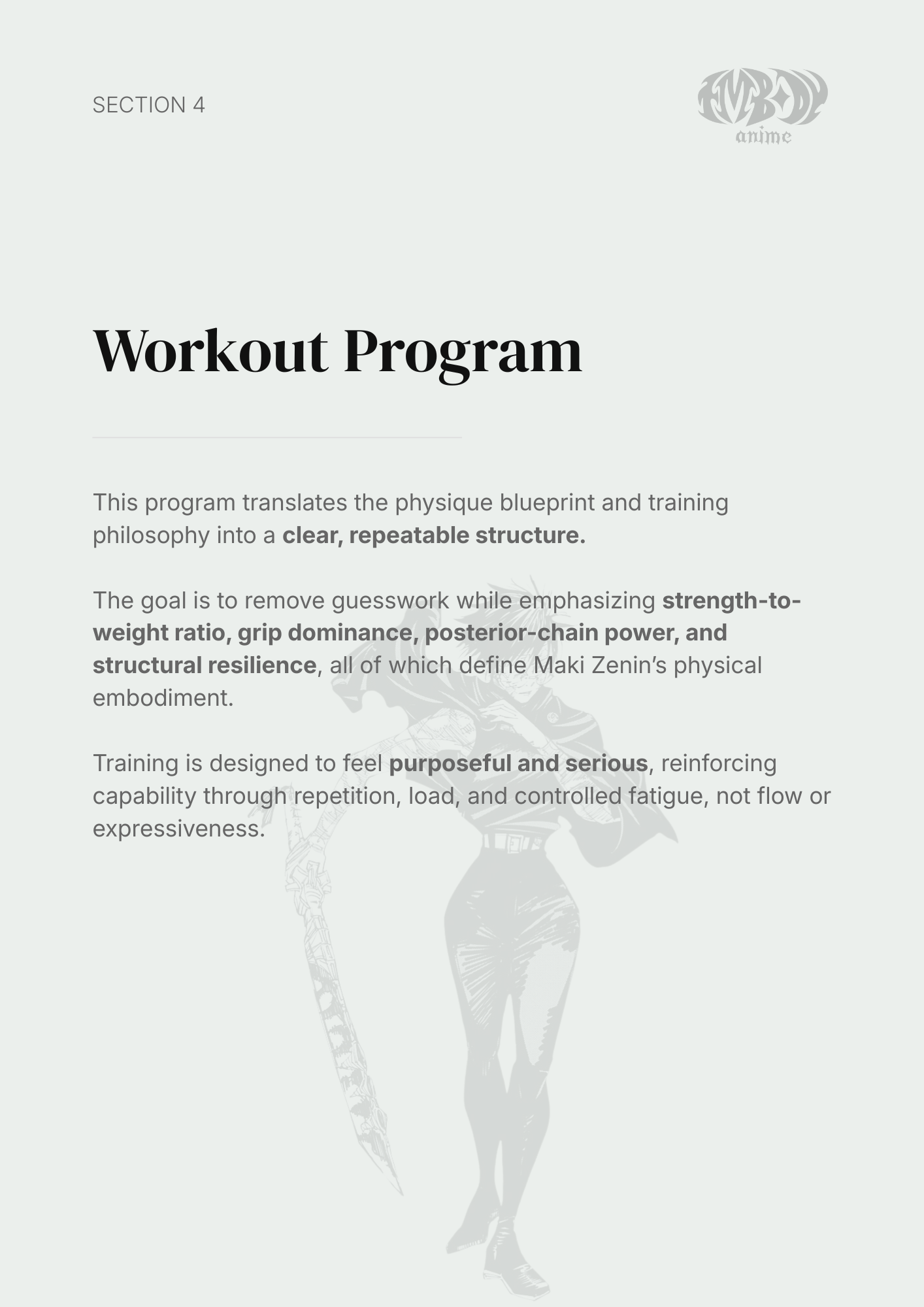 Maki Zenin – Digital Embodiment Guide