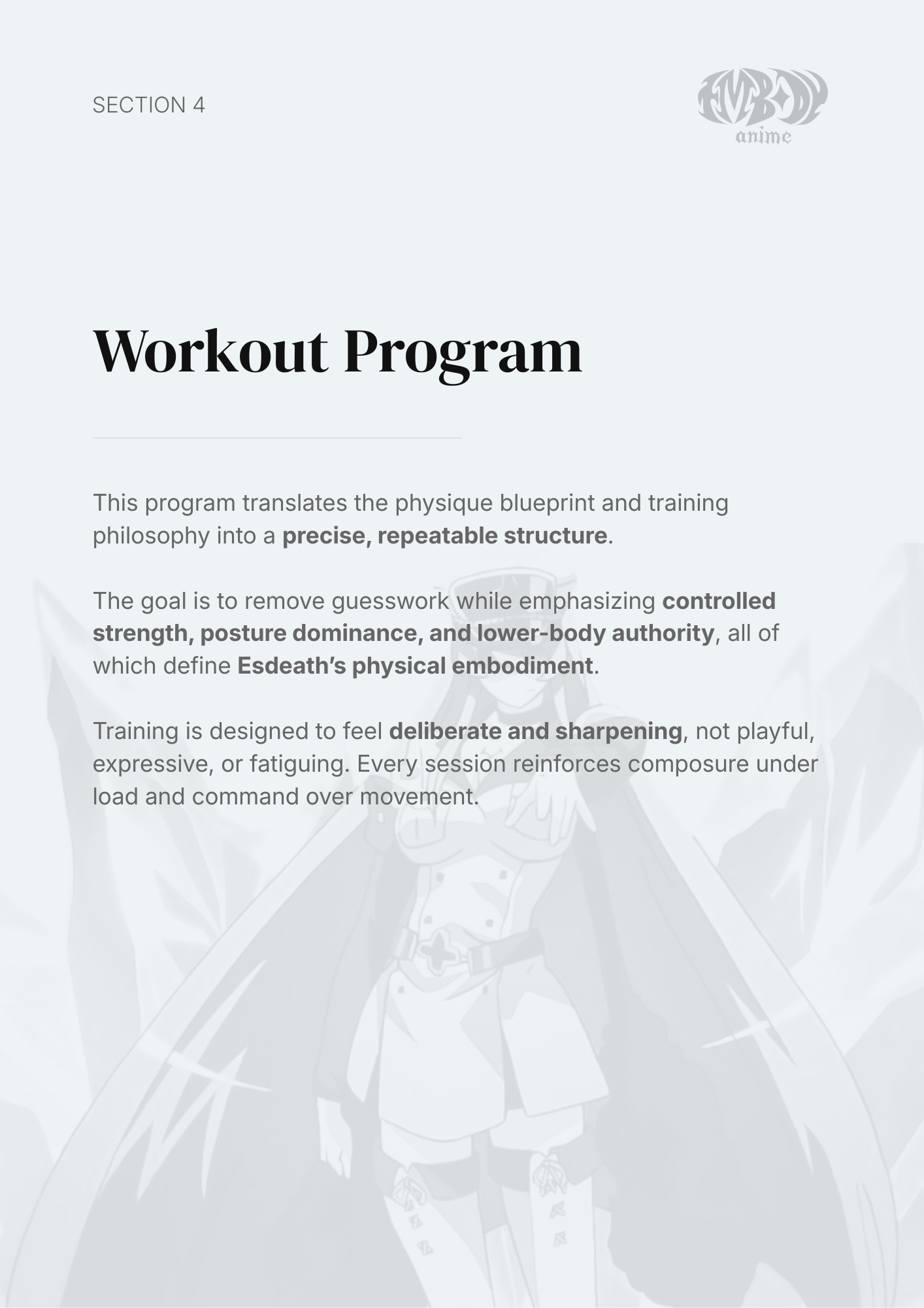 Esdeath – Digital Embodiment Guide