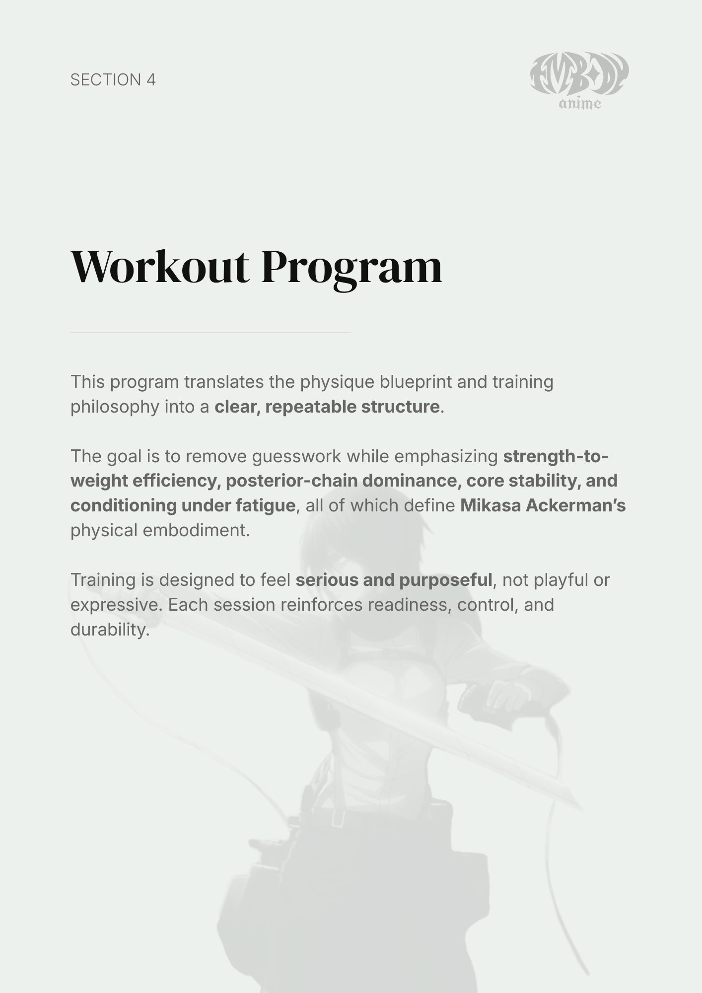 Mikasa Ackerman – Digital Embodiment Guide