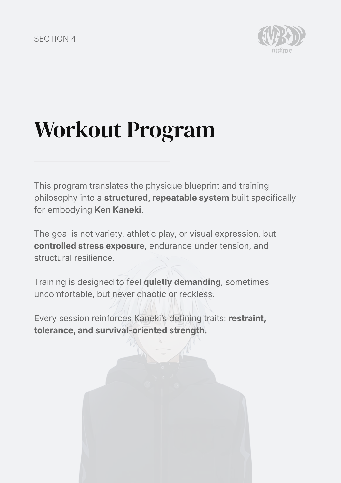 Ken Kaneki – Digital Embodiment Guide