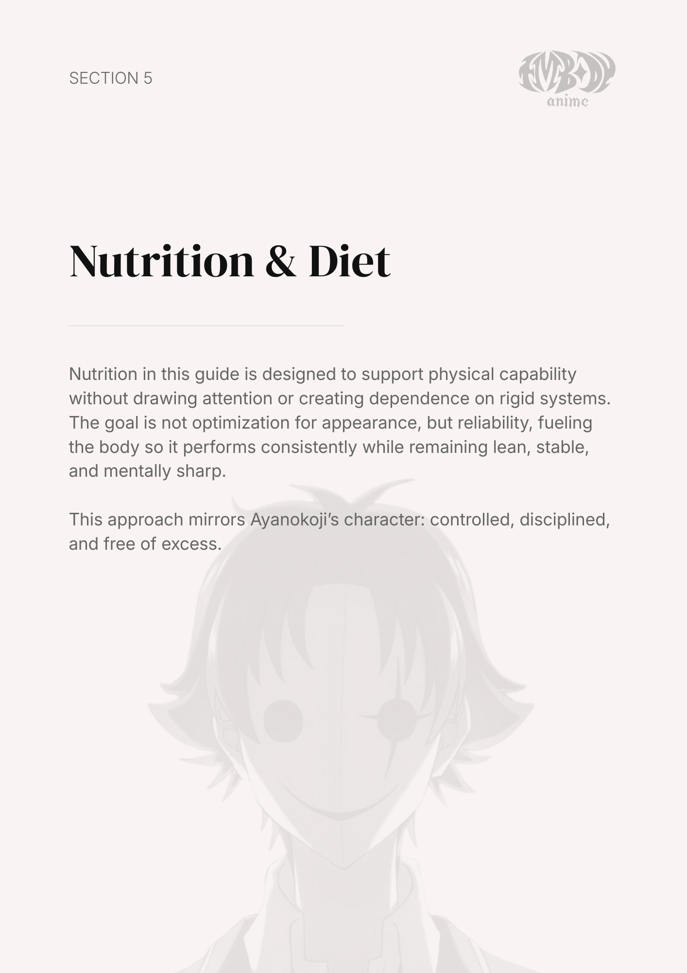 Kiyotaka Ayanokoji – Digital Embodiment Guide