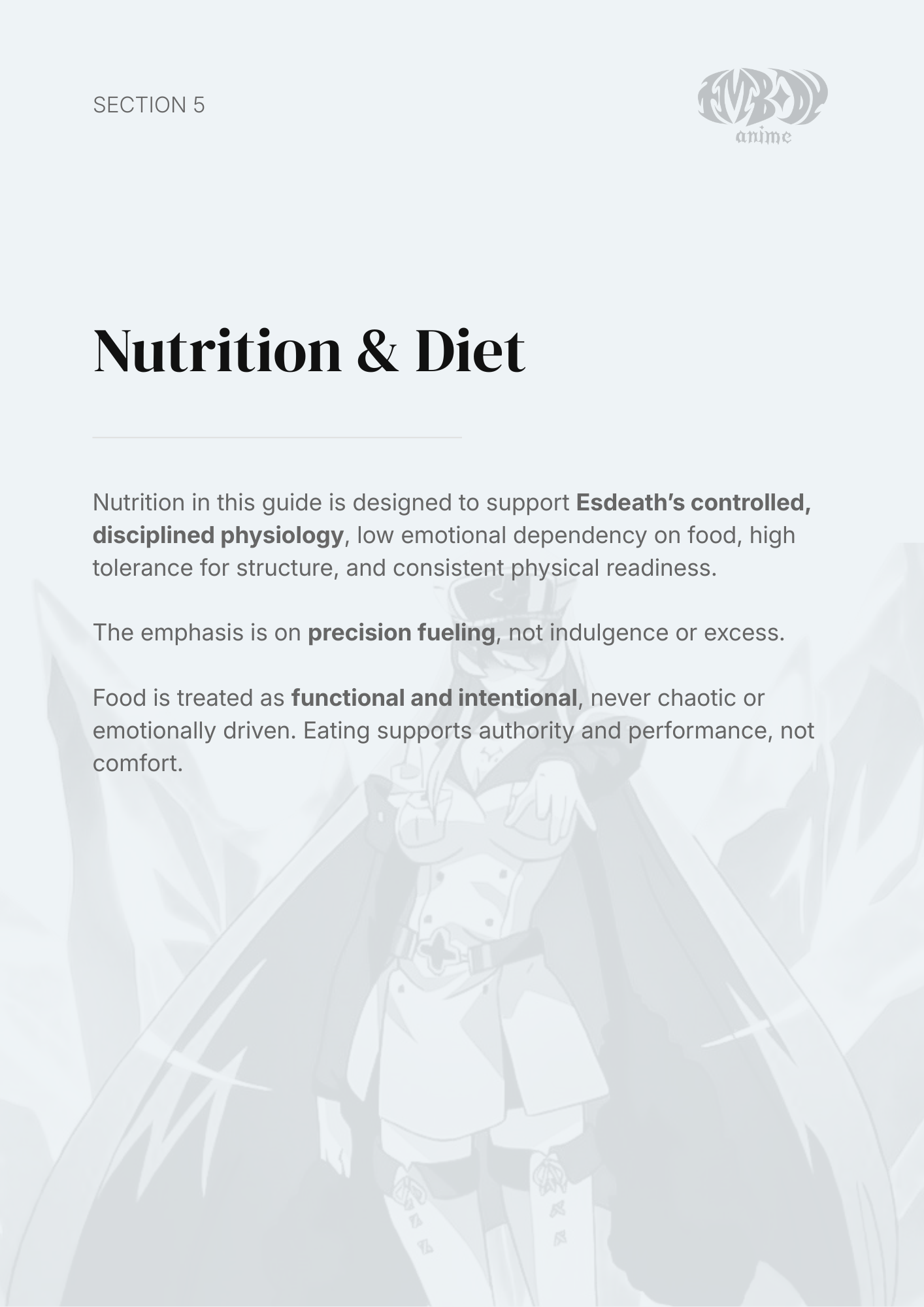 Esdeath – Digital Embodiment Guide