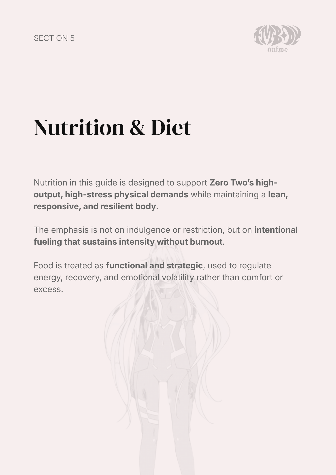 Zero Two – Digital Embodiment Guide