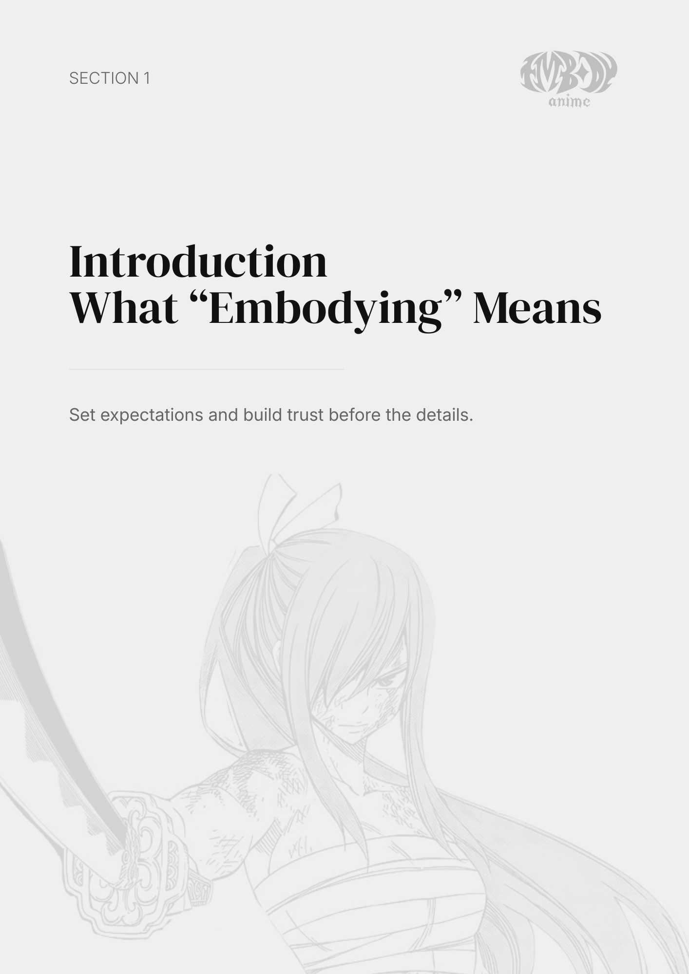 Erza Scarlet – Digital Embodiment Guide