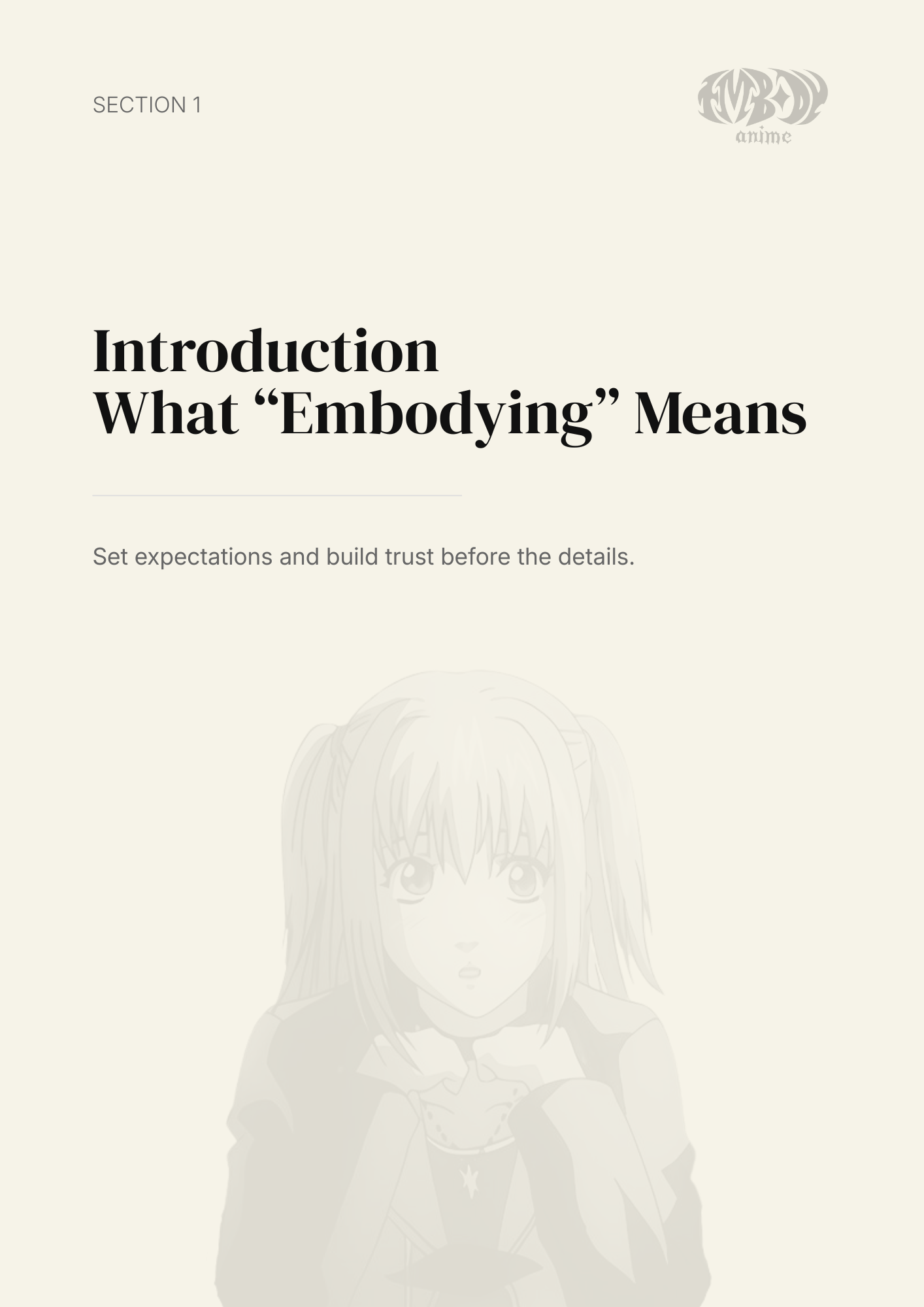 Misa Amane – Digital Embodiment Guide