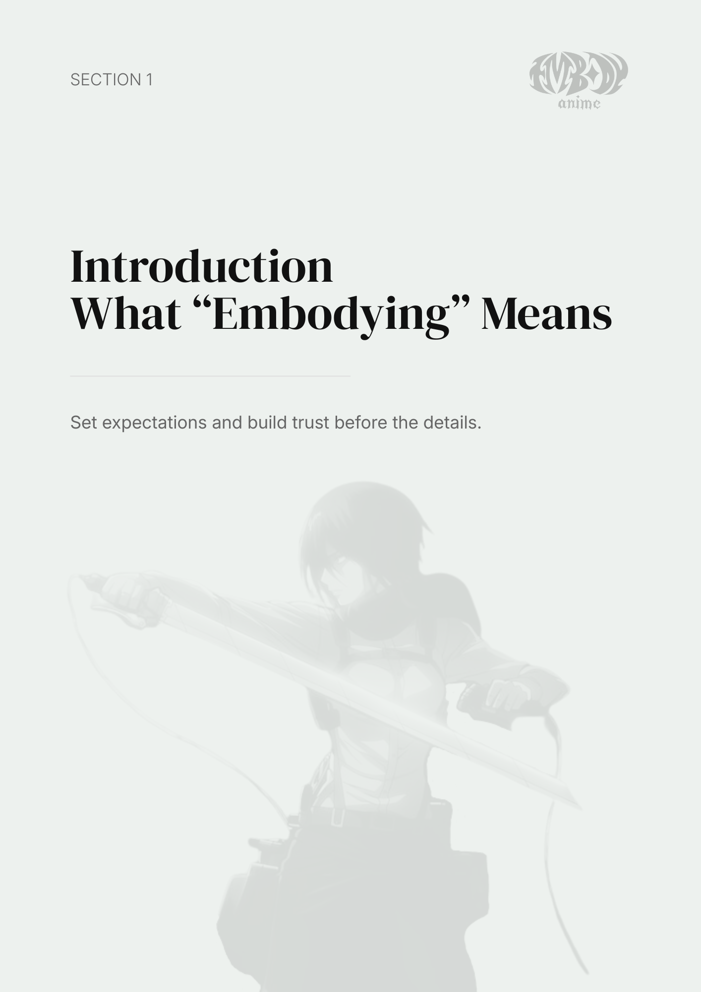 Mikasa Ackerman – Digital Embodiment Guide