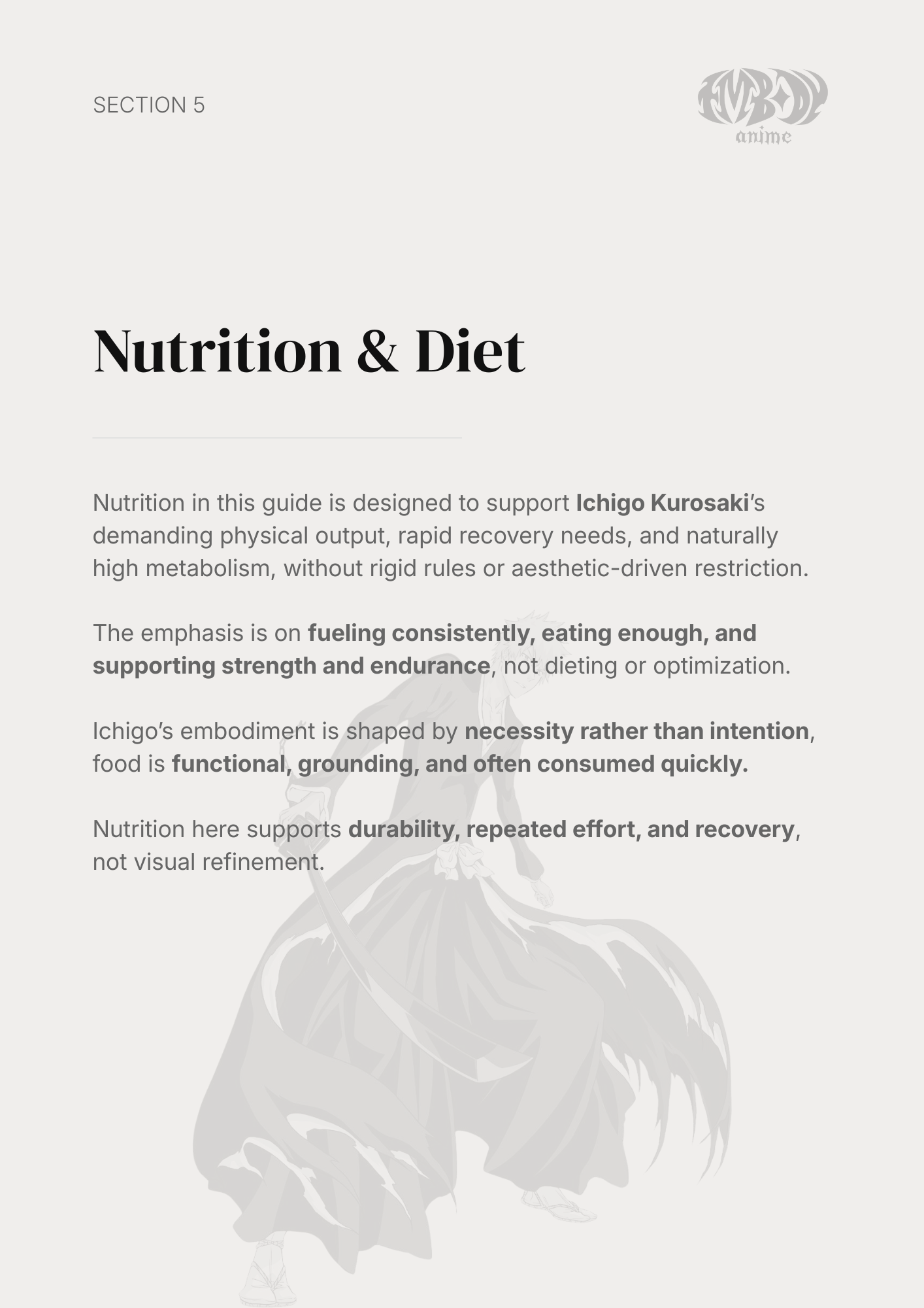 Ichigo Kurosaki – Digital Embodiment Guide