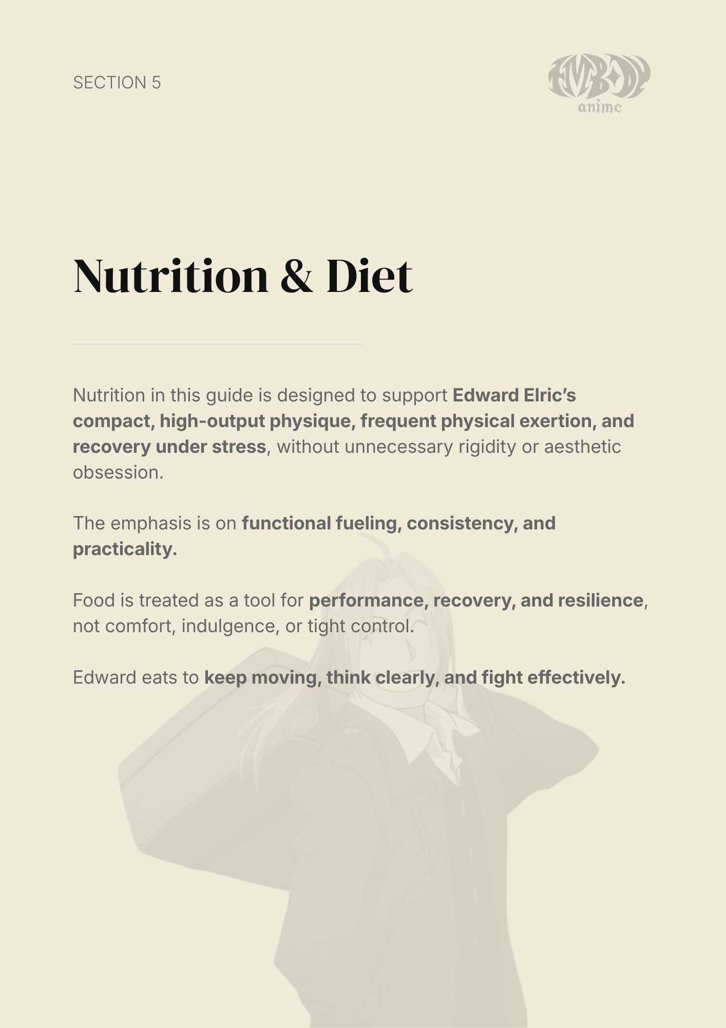 Edward Elric – Digital Embodiment Guide