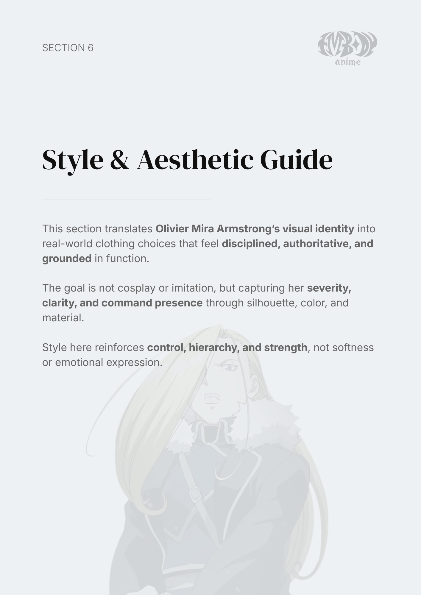 Olivier Mira Armstrong – Digital Embodiment Guide