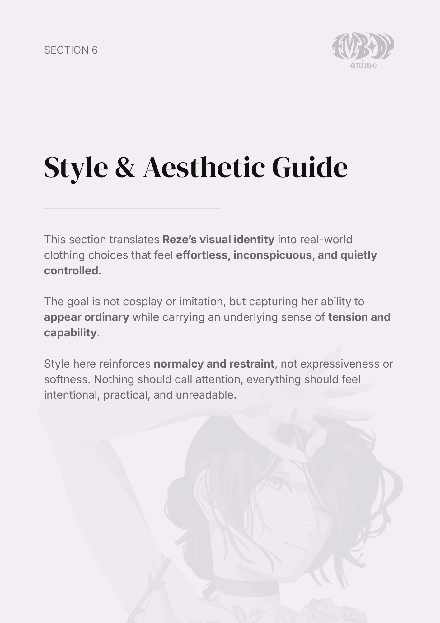 Reze – Digital Embodiment Guide