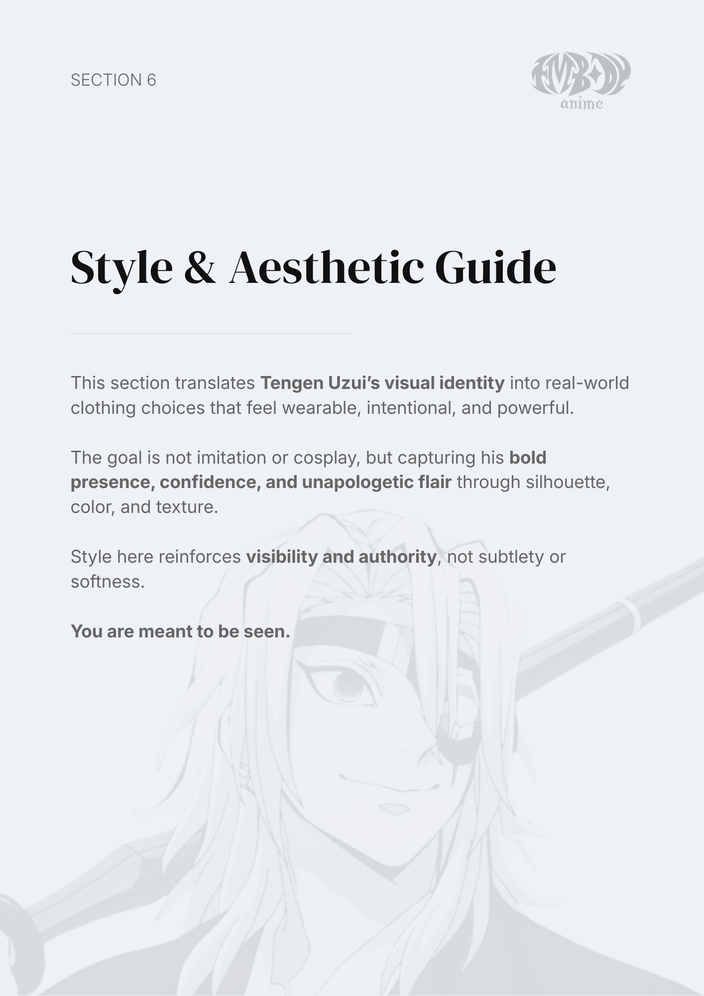 Tengen Uzui – Digital Embodiment Guide