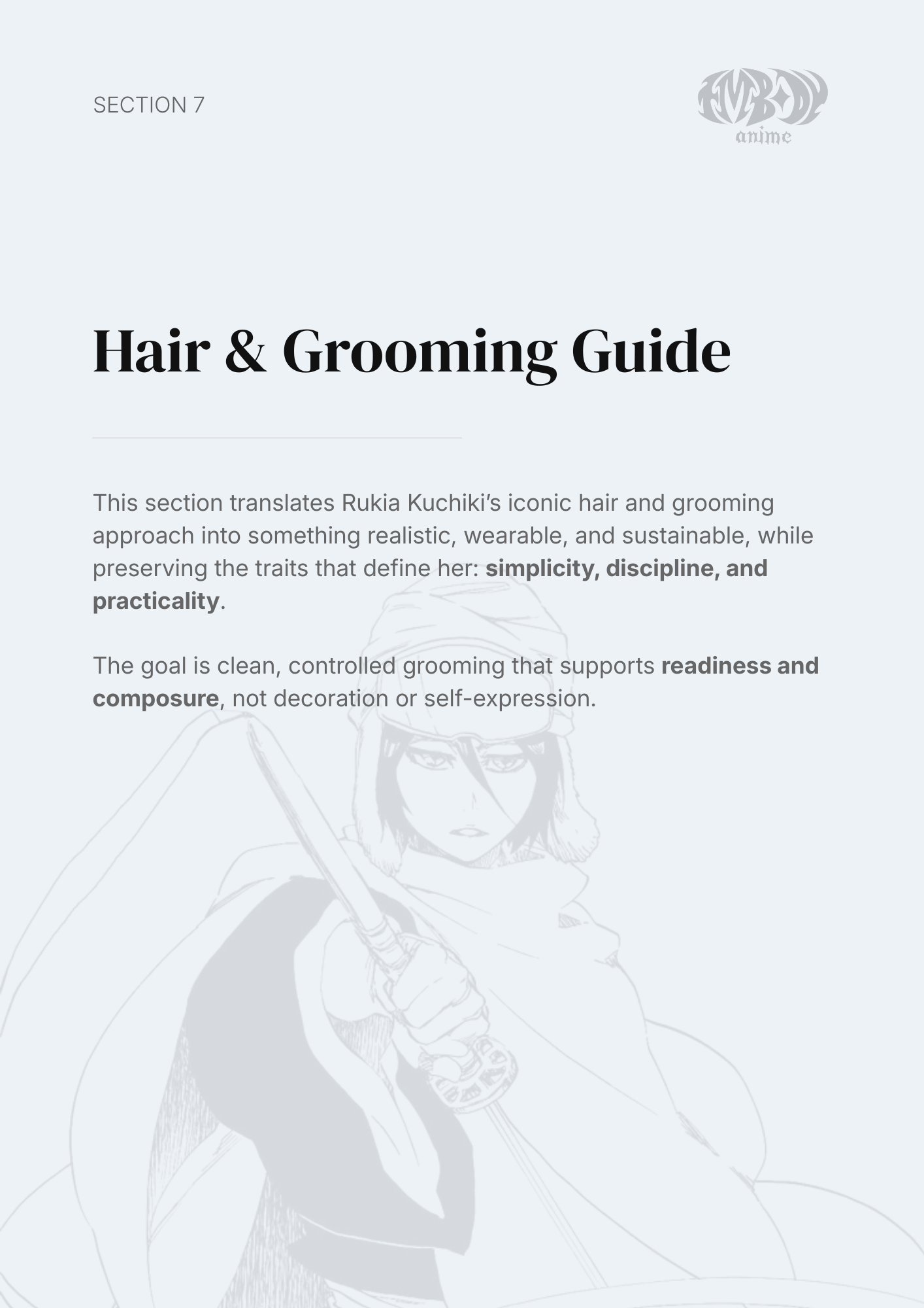 Rukia Kuchiki – Digital Embodiment Guide