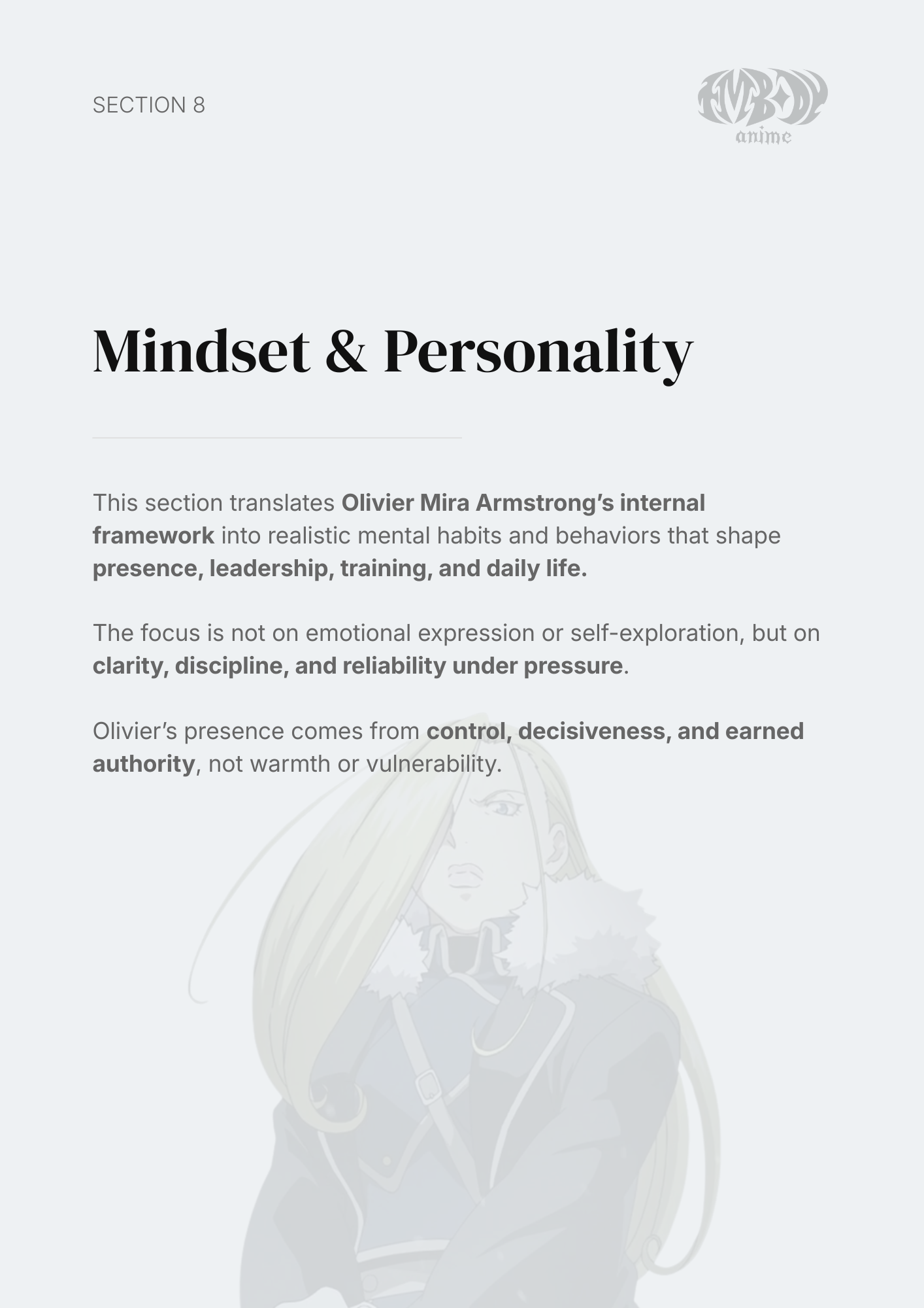 Olivier Mira Armstrong – Digital Embodiment Guide