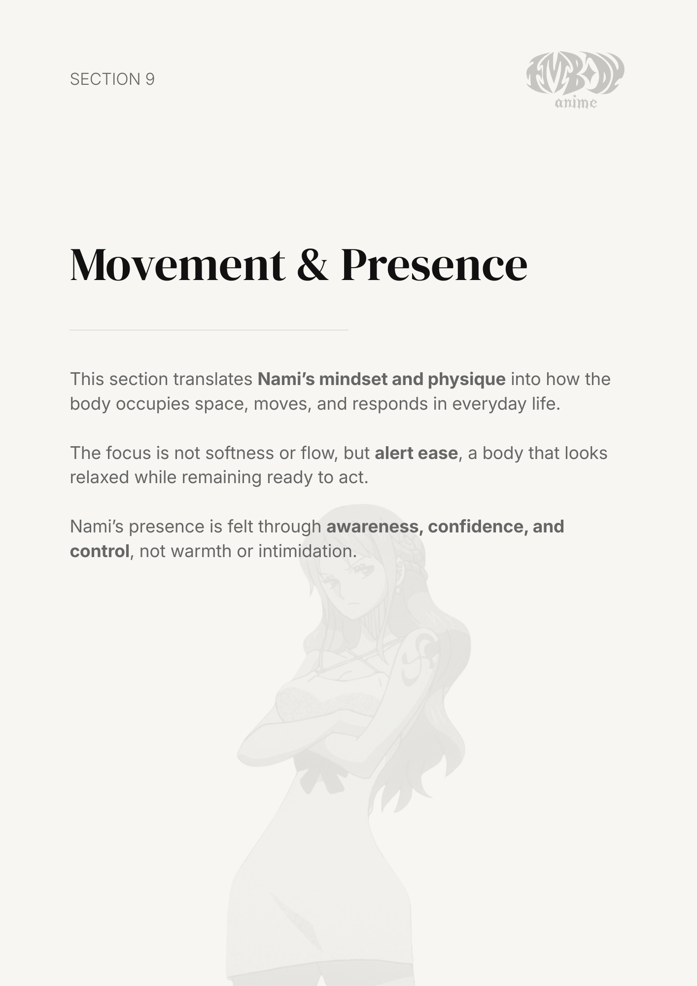 Nami – Digital Embodiment Guide