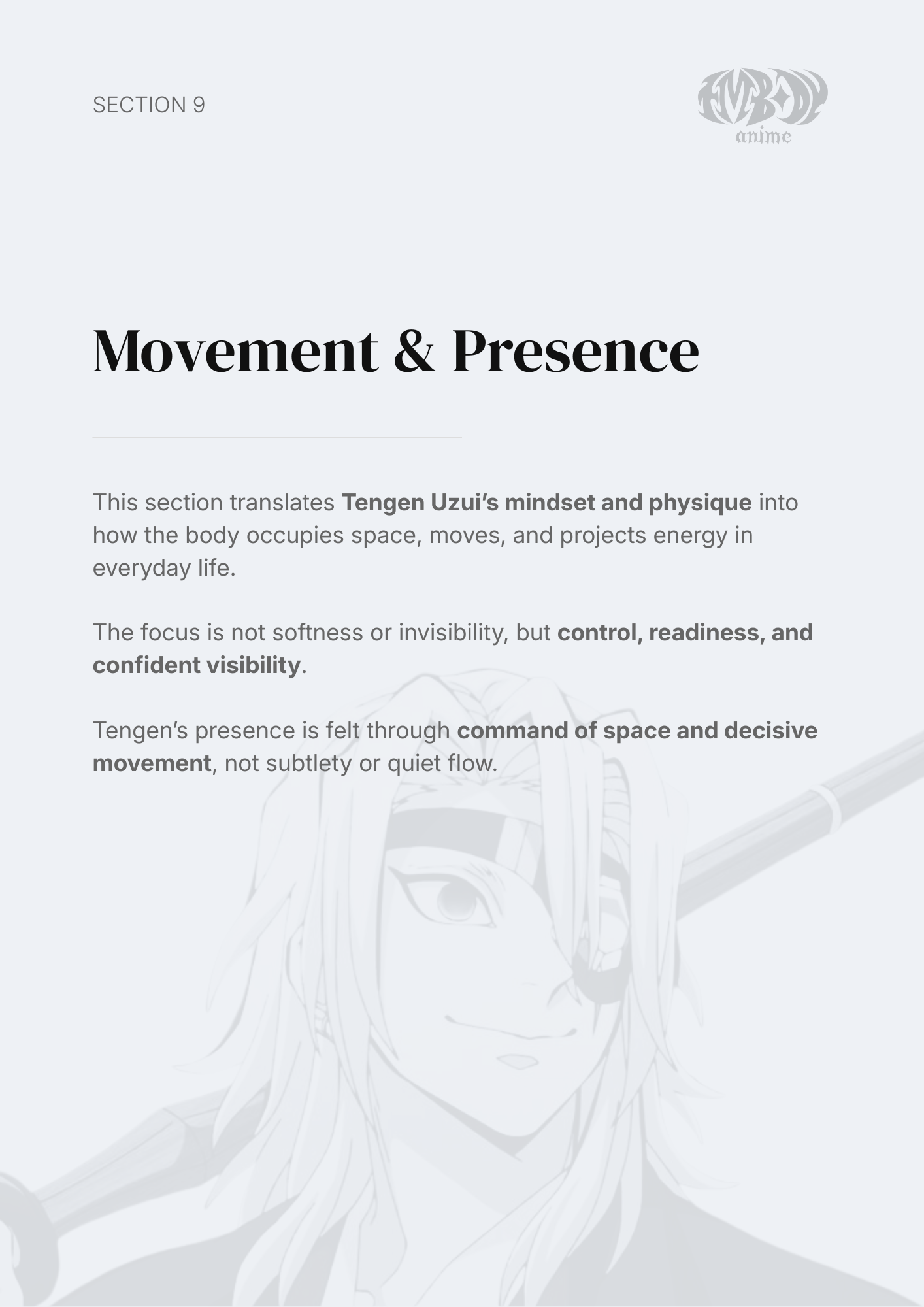 Tengen Uzui – Digital Embodiment Guide