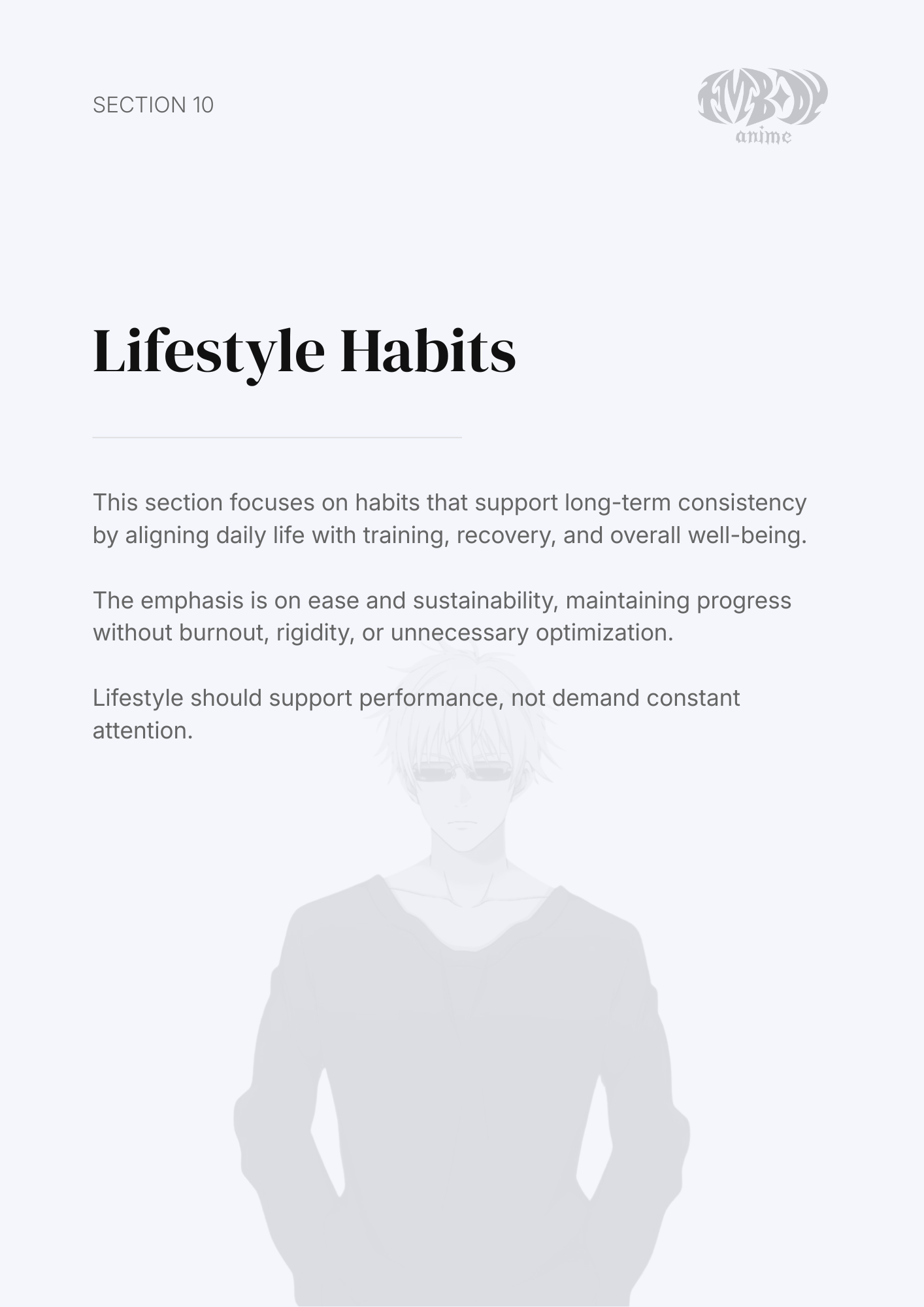 Satoru Gojo – Digital Embodiment Guide