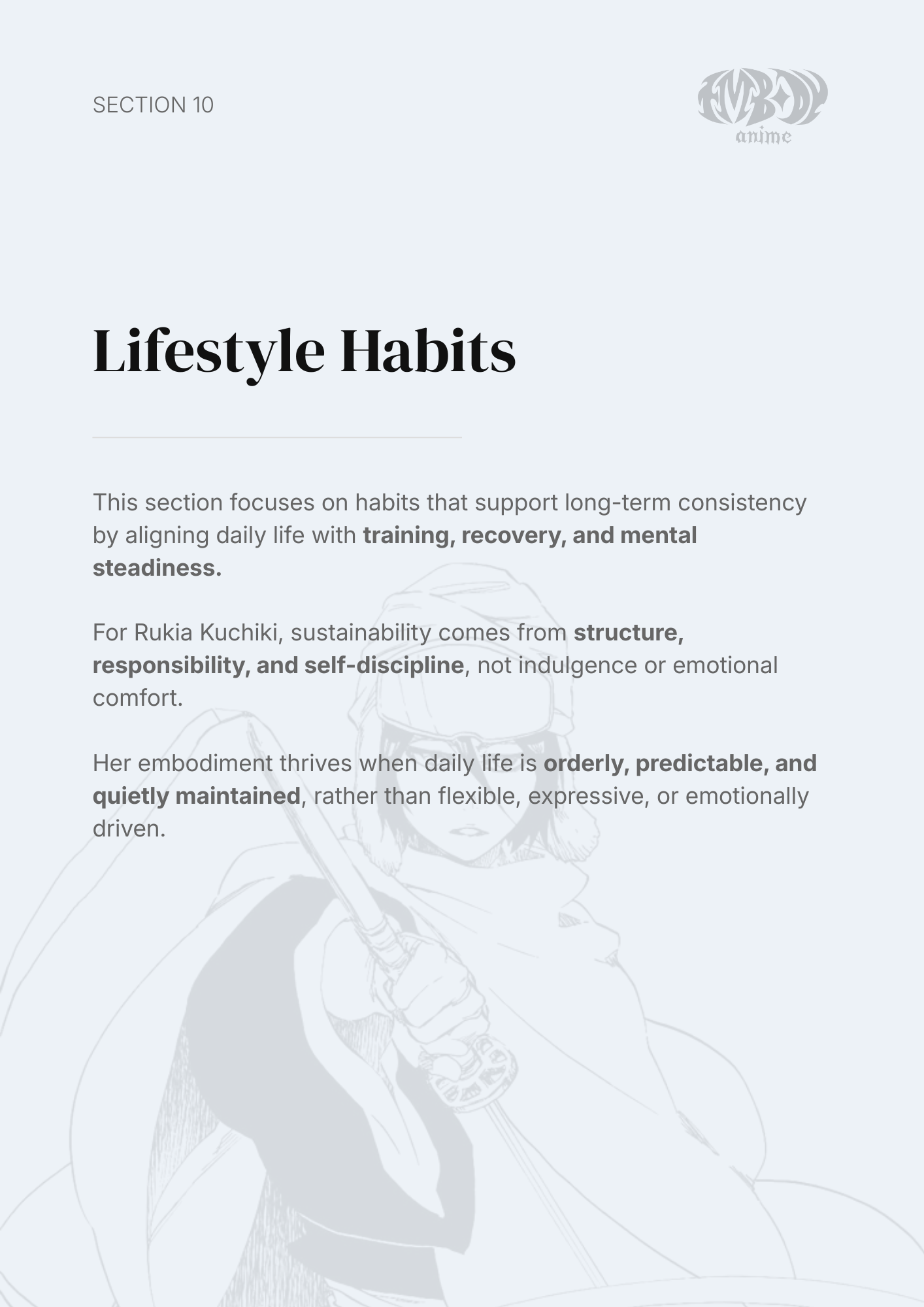 Rukia Kuchiki – Digital Embodiment Guide