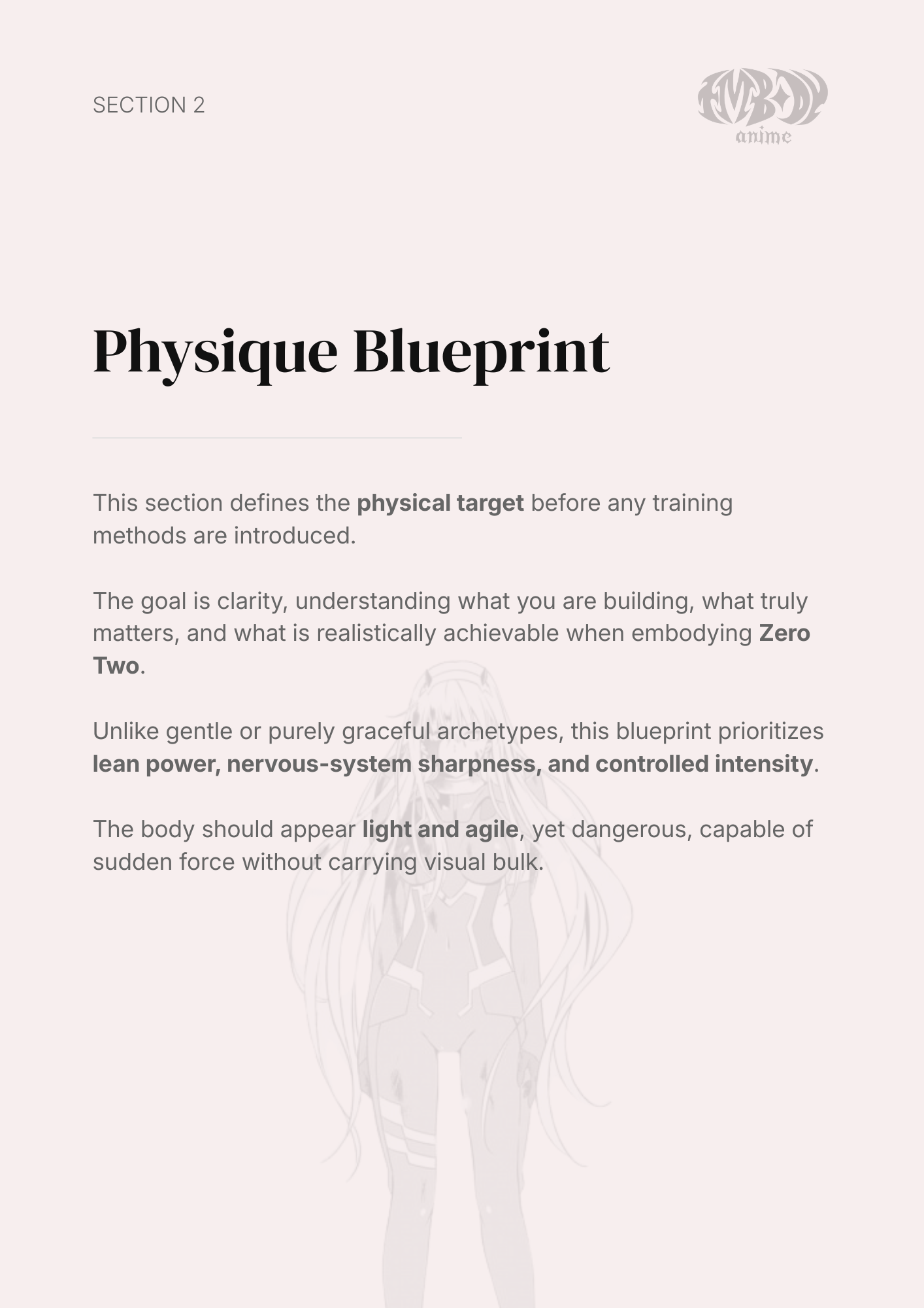 Zero Two – Digital Embodiment Guide