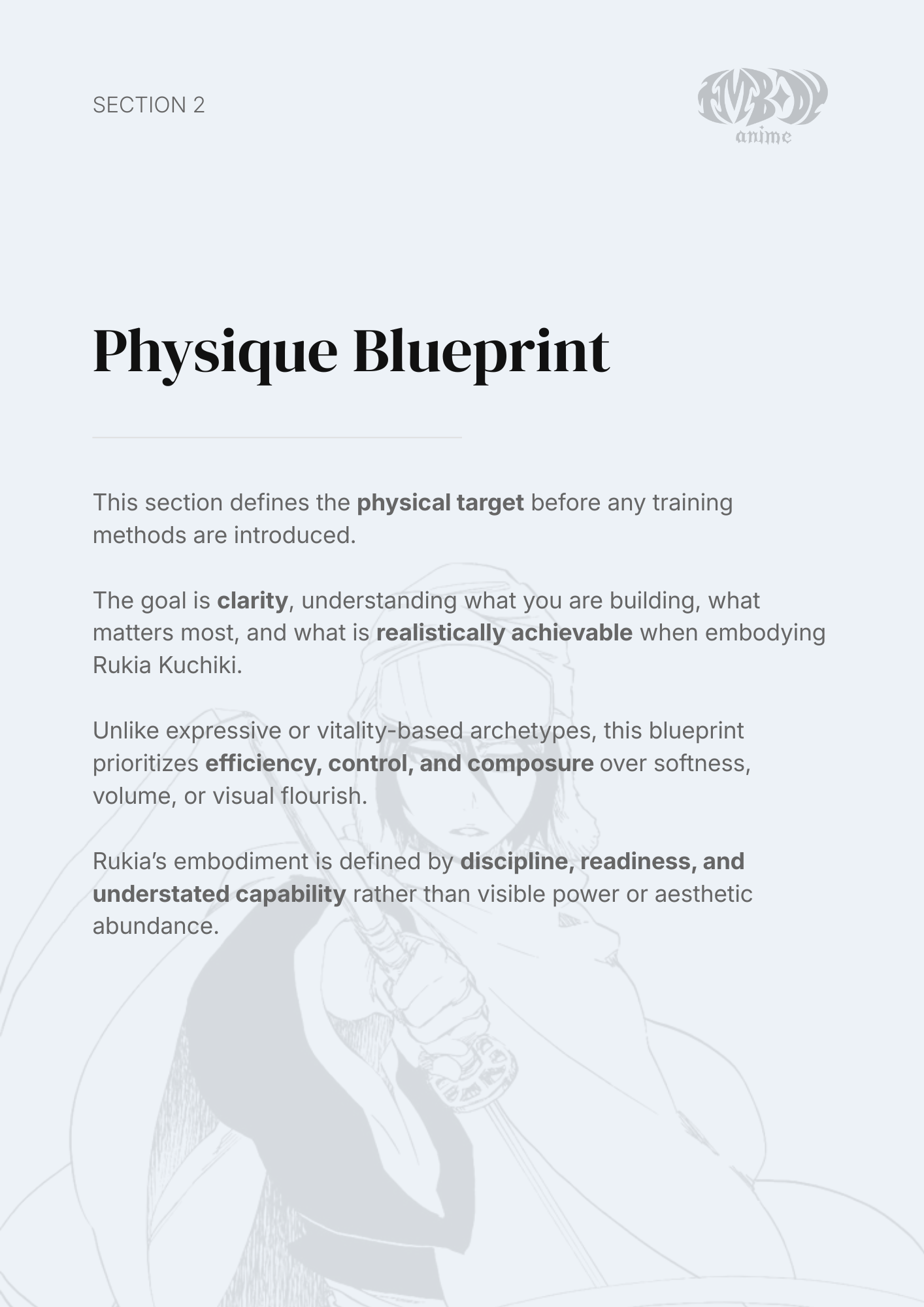 Rukia Kuchiki – Digital Embodiment Guide