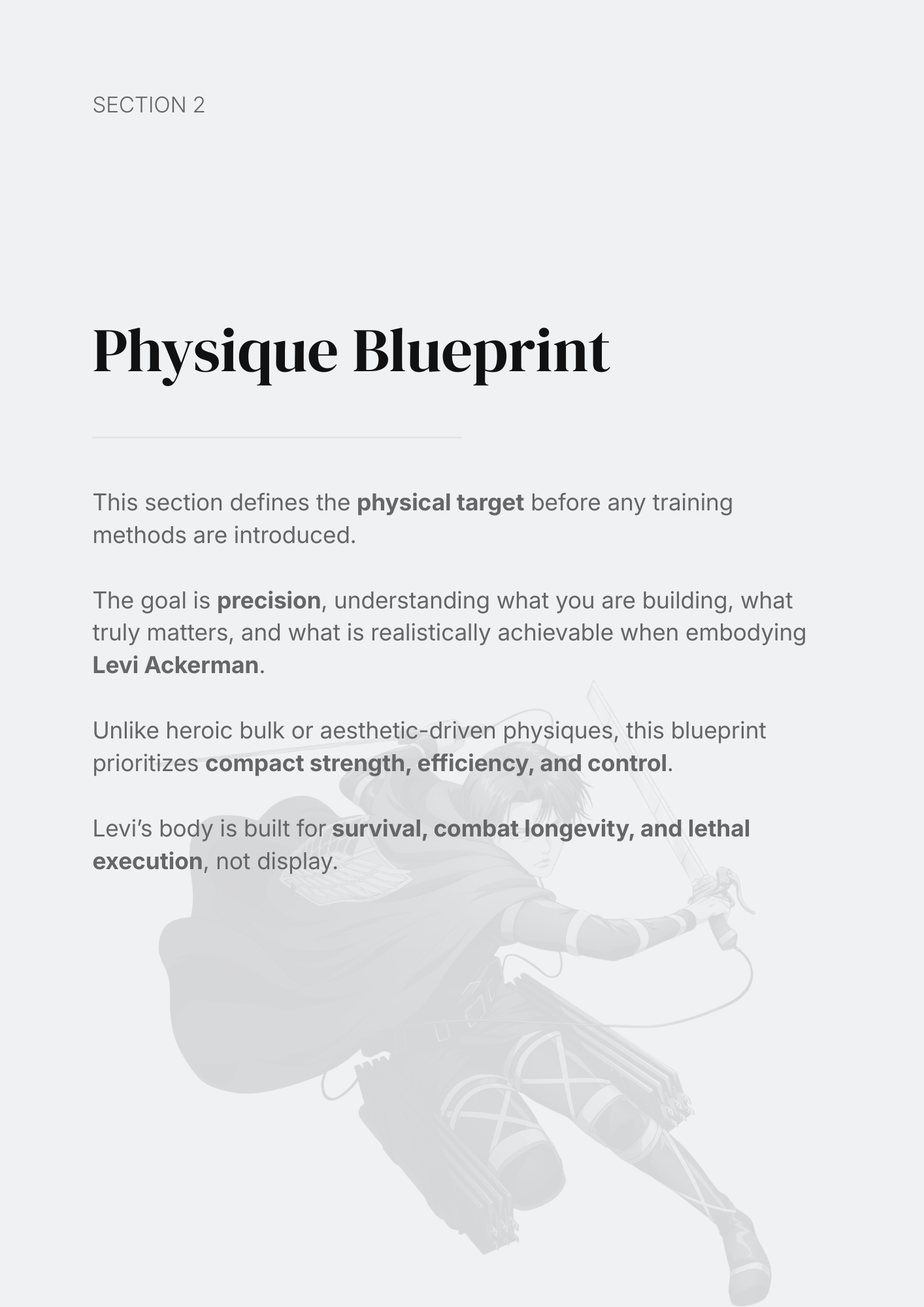 7 Levi Ackerman – Digital Embodiment Guide